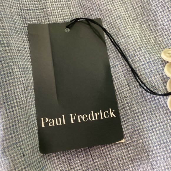 NWT Paul Fredrick Mens 100% Linen Blazer Jacket 52L Classic Fit - Picture 12 of 15